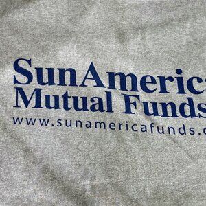Sun America Mutual Funds Gray Blanket Sweatshirt MV Sport 78"x54" Soft New